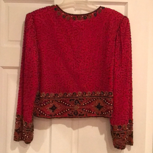 Designer Festive Cocktail Jacket L/XL - Picture 3 of 6